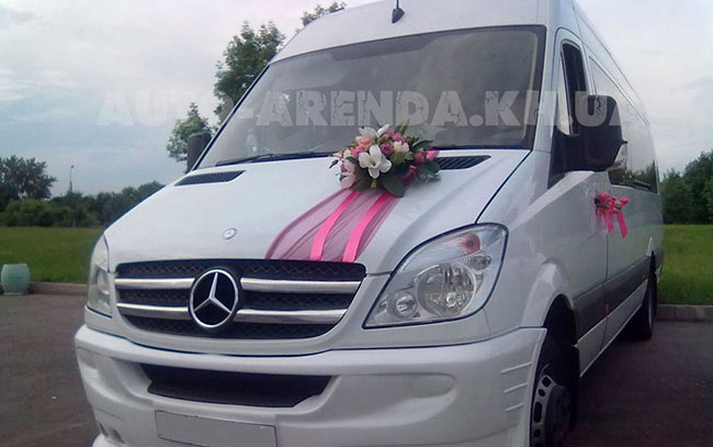 Аренда Mercedes Sprinter на свадьбу Харків